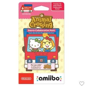 ACNH Hello Kitty Amiibo Card Pack